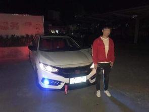 男子吃瓜飙车图片真实,惊险一幕引发网友热议